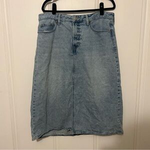 Old Navy Light Blue Denim Skirt Size 16